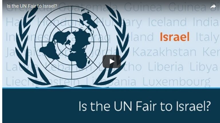 Is the UN fair to Israel?