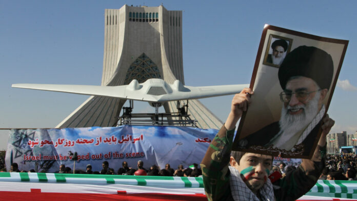 An Iranian drone similar to that which flew into Israel's airspace